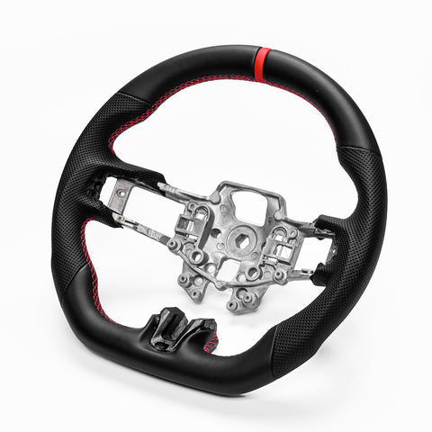 Revolve Nappa Leather Sport Steering Wheel for Ford Mustang GT 2015-2017 - revolvesteering