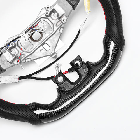 Revolve Carbon Fiber LED Steering Wheel 2012-2014 Dodge Challenger - revolvesteering