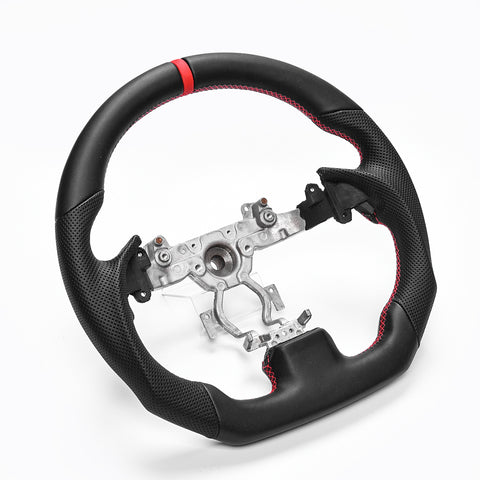 Revolve Nappa Leather Steering Wheel for INFINITI 2007-2016 G37 QX50 Q60 G35 - revolvesteering