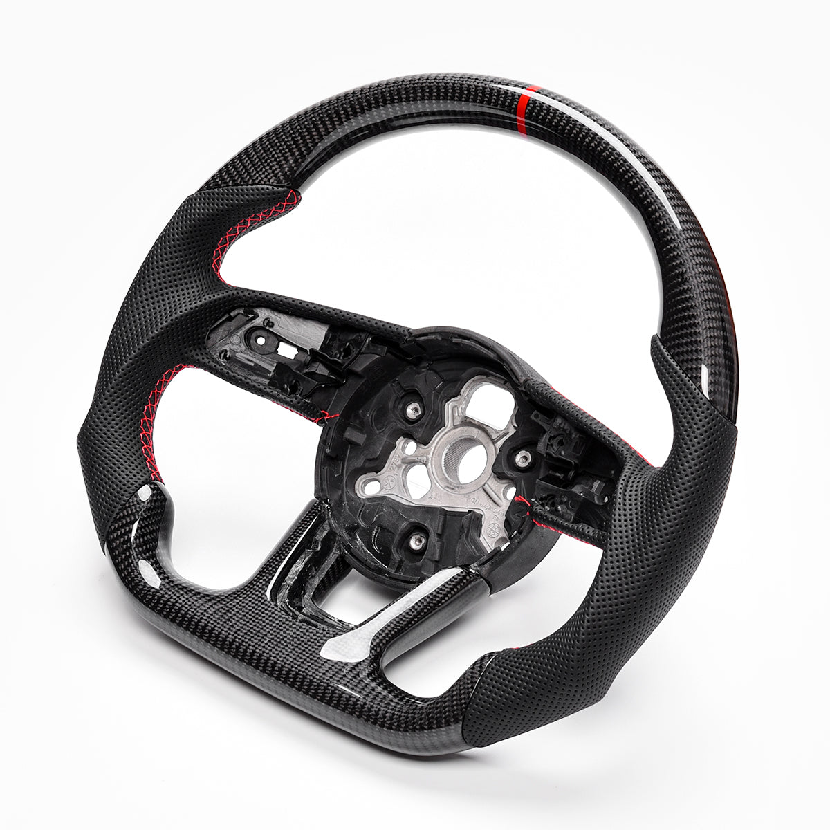 Revolve carbon fiber Flat Customized Sport Steering Wheel 2017-22 RS A S 3 4 5 - revolvesteering