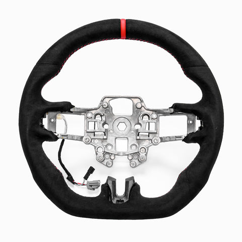 Revolve Alcantara Leather Sport W/heated Steering Wheel for Ford Mustang GT 2018-2022 - revolvesteering