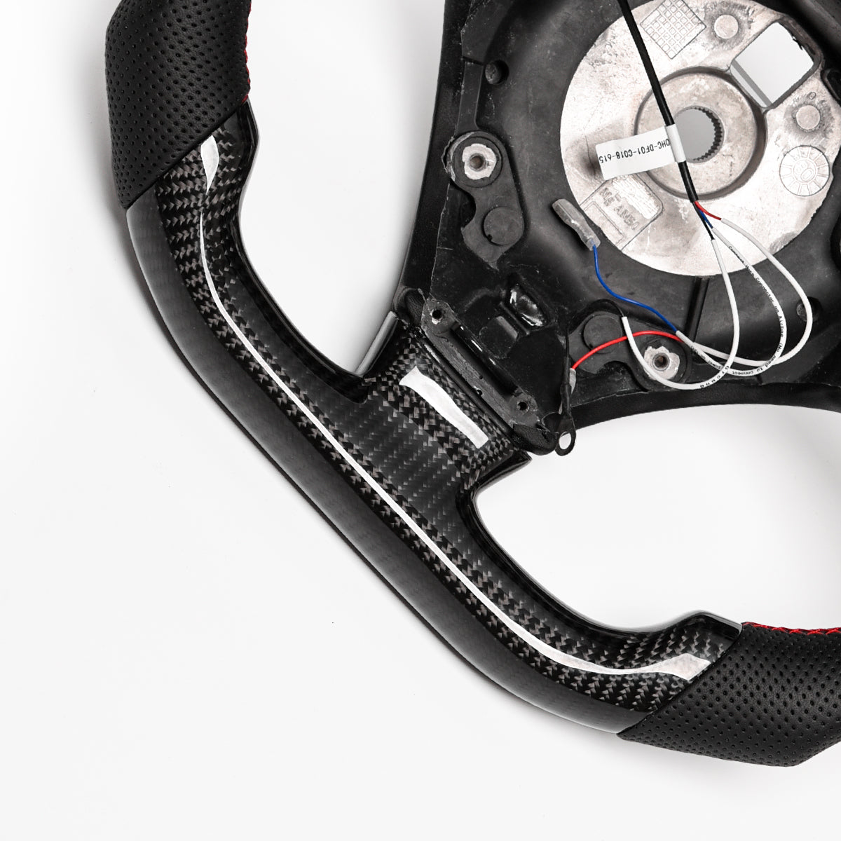 Revolve carbon fiber Flat Customized Sport LED Steering Wheel 2007-2020 Maserati GT - revolvesteering