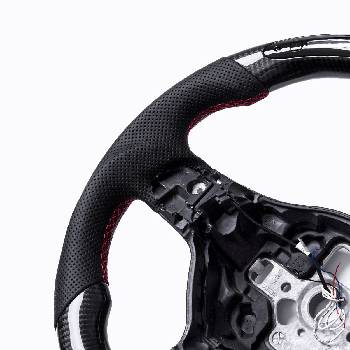 Revolve Carbon Fiber OEM LED Steering Wheel Volkswagen Golf 6 2010-2014 - revolvesteering