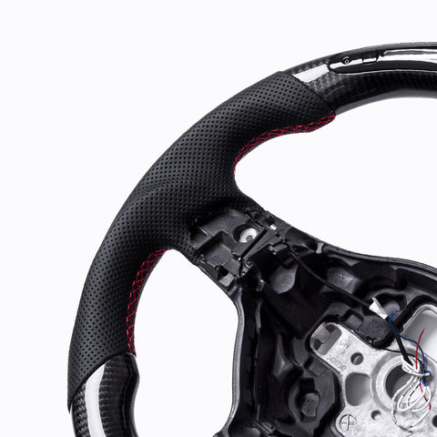 Revolve Carbon Fiber OEM LED Steering Wheel Volkswagen Golf 6 2010-2014 - revolvesteering