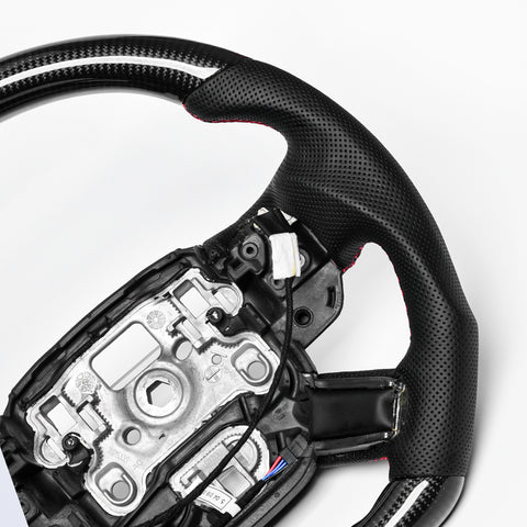Revolve Carbon Fiber OEM Steering Wheel 2013-22 Land Rover Discovery SVR Defender L405 - revolvesteering
