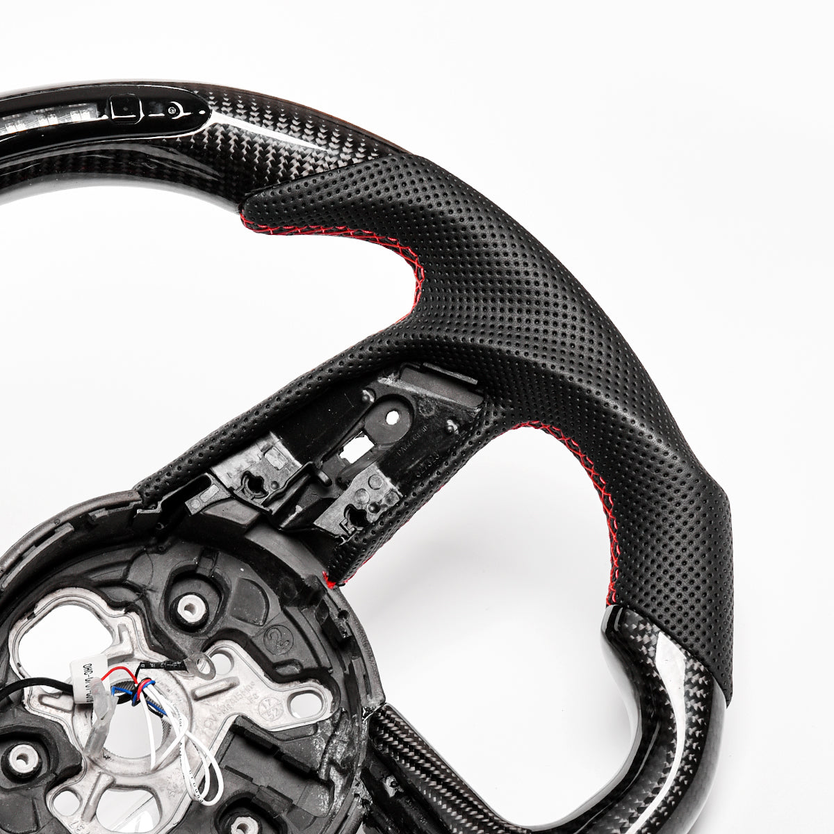 Revolve carbon fiber Flat Customized Sport LED Steering Wheel 17-22 RS A S 3 4 5 - revolvesteering