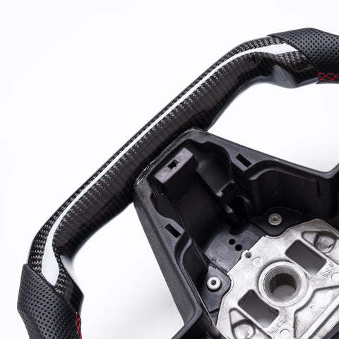 Revolve Carbon Fiber OEM Steering Wheel Tesla Model S 2012-2022 - revolvesteering