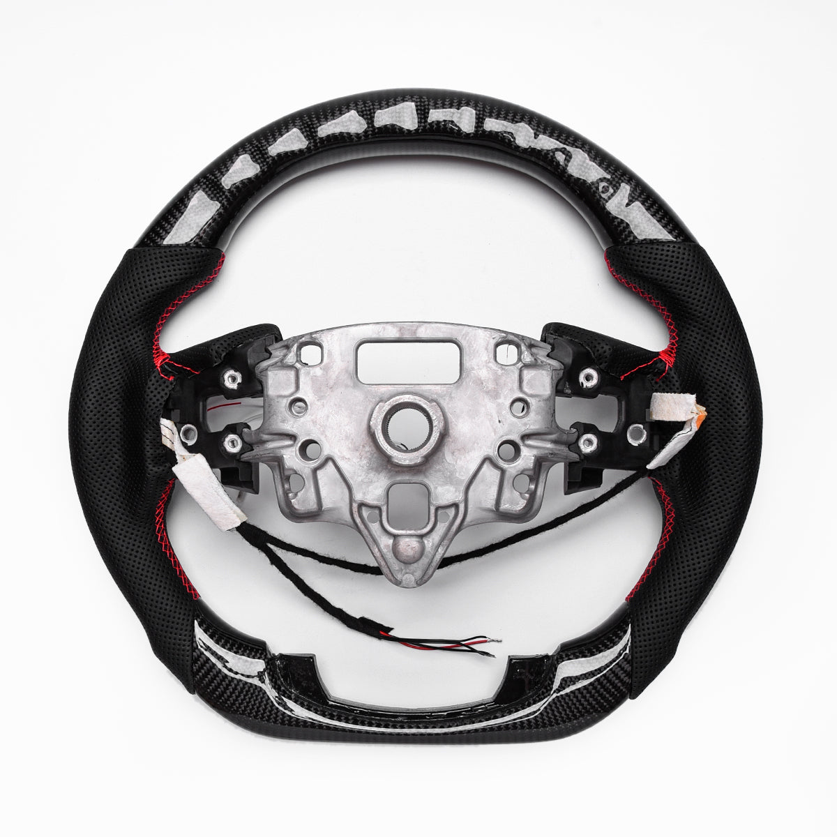 Revolve Carbon Fiber W/heated LED Steering Wheel For Chevrolet Silverado 2019-2023 - revolvesteering