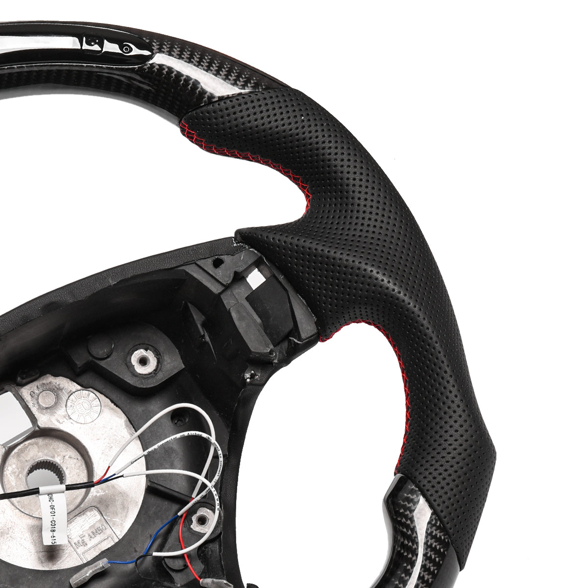 Revolve carbon fiber Flat Customized Sport LED Steering Wheel 2007-2020 Maserati GT - revolvesteering
