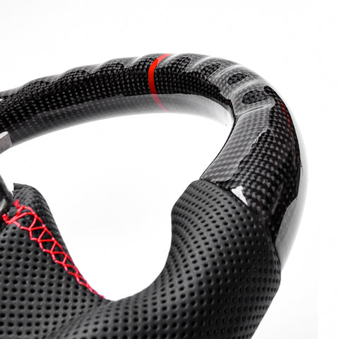 Revolve carbon fiber Flat Customized Sport Universal Steering Wheel INFINITI Q50 - revolvesteering