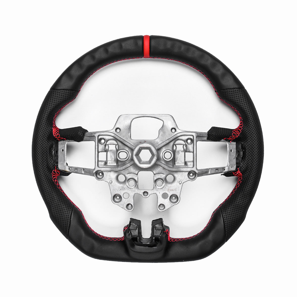 Revolve Nappa Leather Sport Steering Wheel for Ford Mustang GT 2015-2017 - revolvesteering