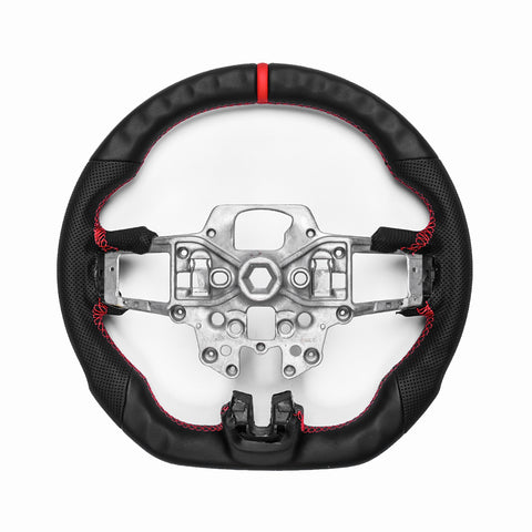 Revolve Nappa Leather Sport Steering Wheel for Ford Mustang GT 2015-2017 - revolvesteering
