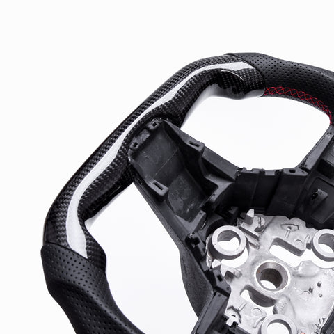 Revolve Carbon Fiber OEM Steering Wheel Tesla Model Y 2017-2023 - revolvesteering
