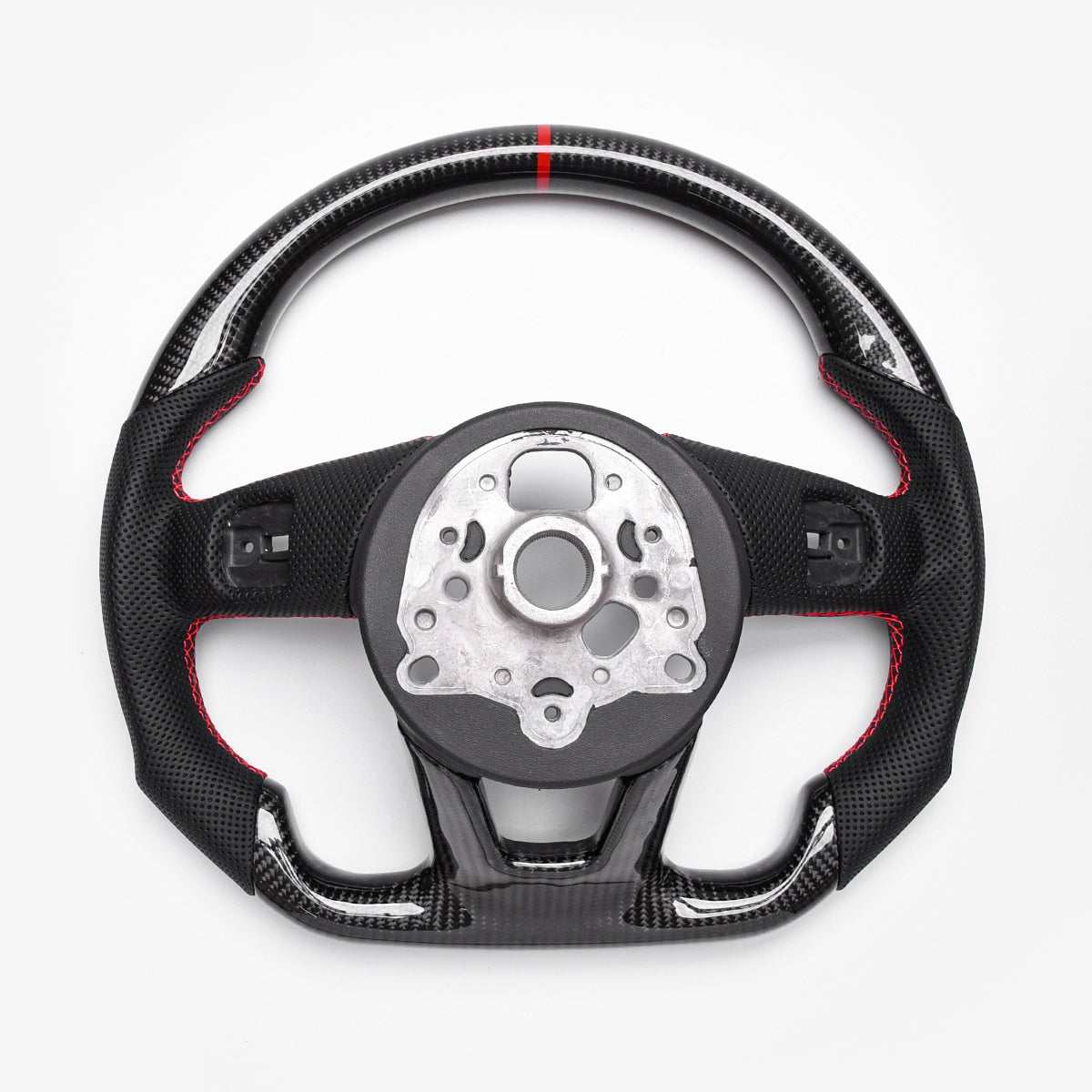 Revolve carbon fiber Flat Customized Sport Steering Wheel 2017-22 RS A S 3 4 5 - revolvesteering