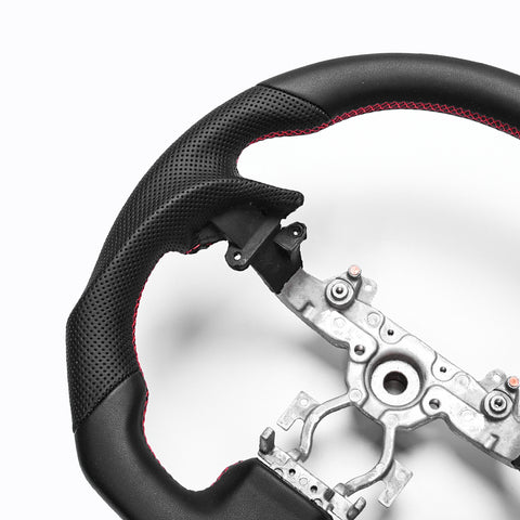 Revolve Nappa Leather Steering Wheel for INFINITI 2007-2016 G37 QX50 Q60 G35 - revolvesteering