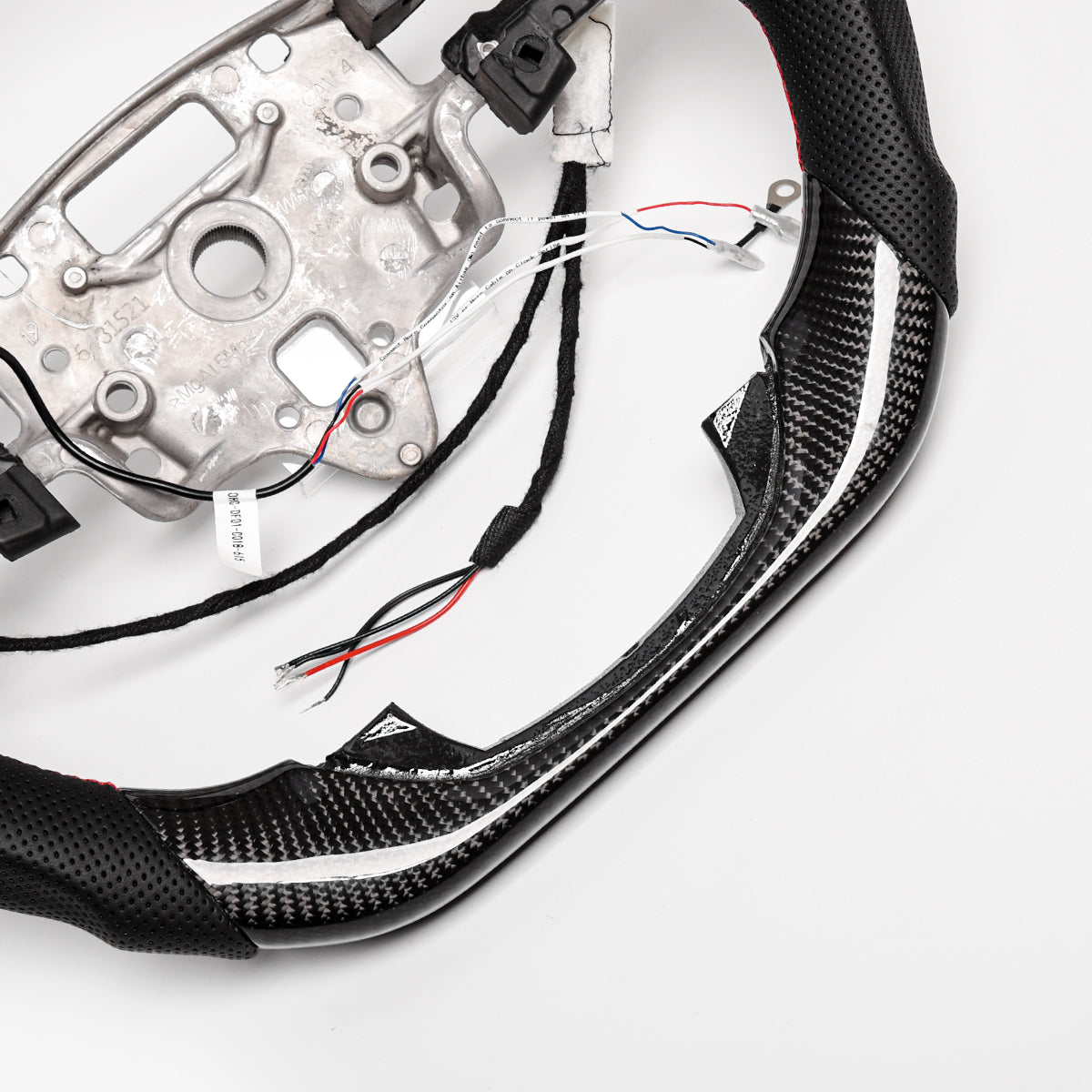 Revolve Carbon Fiber W/heated LED Steering Wheel For Chevrolet Silverado 2019-2023 - revolvesteering