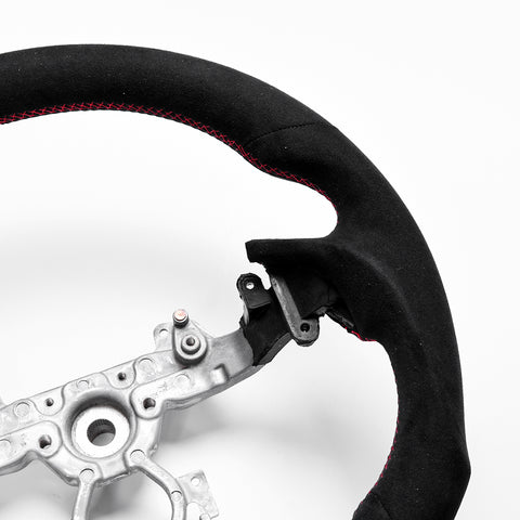 Revolve Alcantara Steering Wheel for INFINITI 2007-2016 G37 QX50 Q60 G35 - revolvesteering