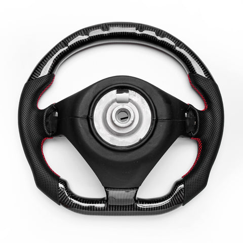 Revolve carbon fiber Flat Customized Sport LED Steering Wheel 2007-2020 Maserati GT - revolvesteering