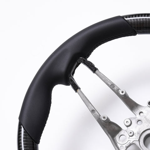 Revolve Carbon Fiber OEM Steering Wheel Porsche Taycan/Cayenne/Mission E/Panamera/Macan/911 2018-2023 - revolvesteering
