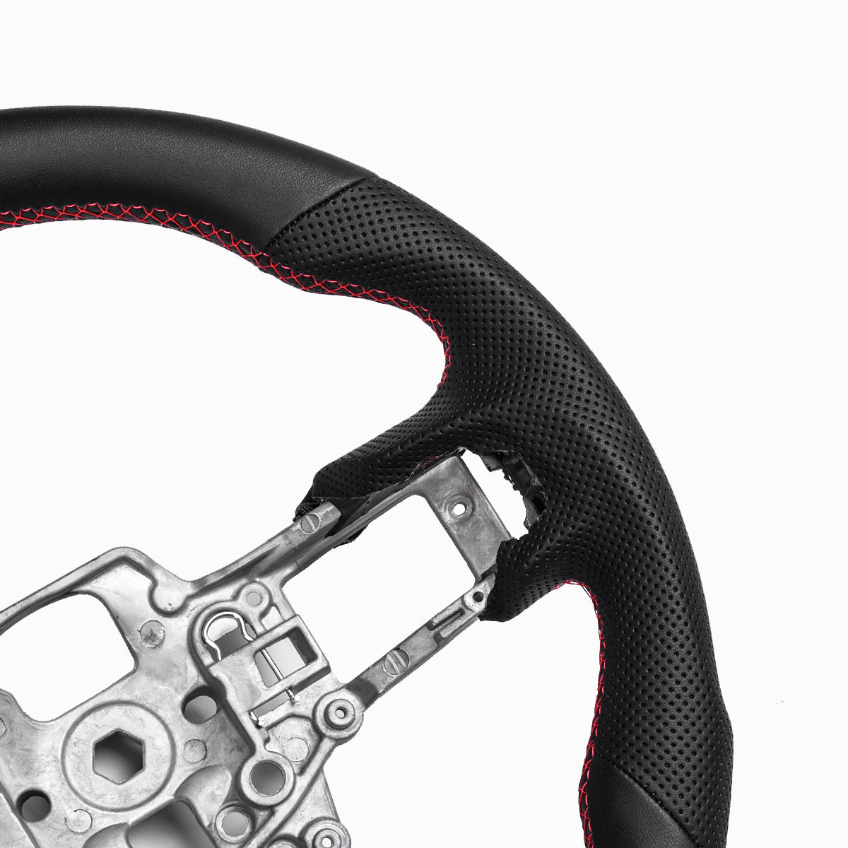 Revolve Nappa Leather Sport Steering Wheel for Ford Mustang GT 2015-2017 - revolvesteering