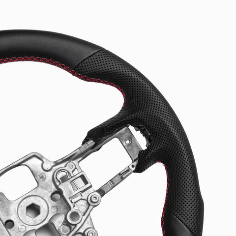 Revolve Nappa Leather Sport Steering Wheel for Ford Mustang GT 2015-2017 - revolvesteering