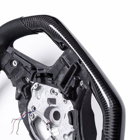 Revolve Carbon Fiber LED Steering Wheel BMW M5 G30 G31 G38 G32 G11 G12 G14 G15 G16 G01 G02 G05 G06/5 6 8 Series X3 X4 X5 X6 - revolvesteering
