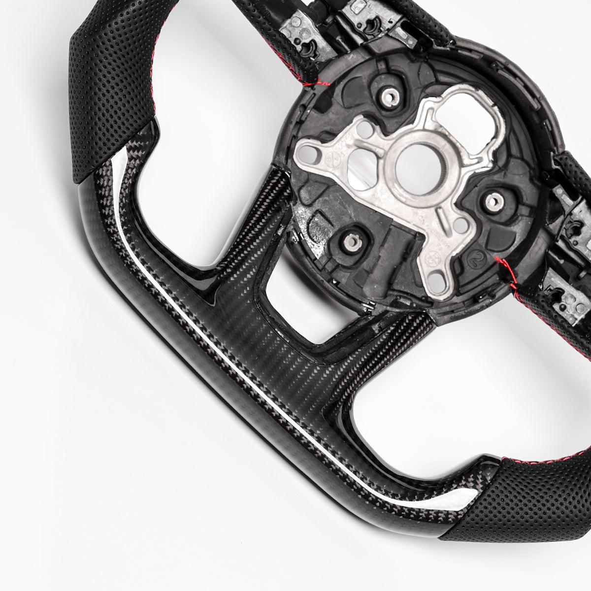 Revolve carbon fiber Flat Customized Sport Steering Wheel 2017-22 RS A S 3 4 5 - revolvesteering