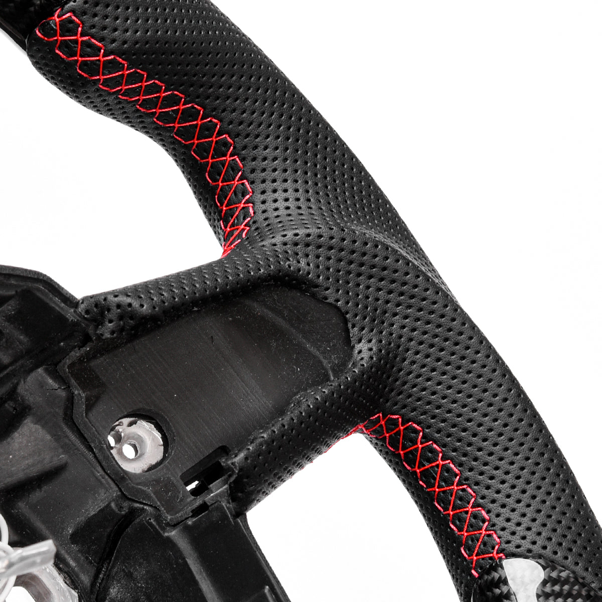 Revolve carbon fiber Flat Customized Sport LED Steering Wheel Audi A4 A5 2004-2012 - revolvesteering