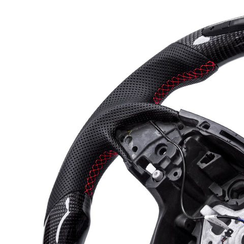 Revolve LED Carbon Fiber OEM Steering Wheel Chevrolet Corvette C7 2014-2019 - revolvesteering