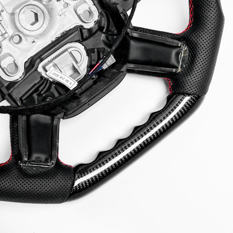 Revolve Carbon Fiber OEM Steering Wheel 2013-22 Land Rover Discovery SVR Defender L405 - revolvesteering