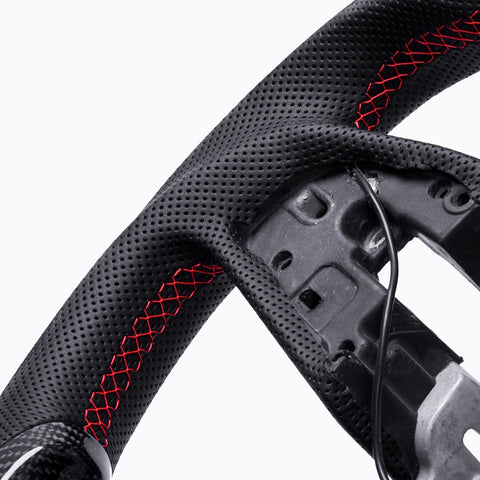 Revolve Carbon Fiber W/heated LED Steering Wheel for Jeep Wrangler JK Rubicon Gladiator 2011-2017 - revolvesteering