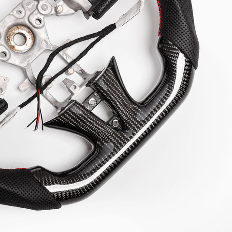 Revolve carbon fiber Flat Customized Sport Universal Steering Wheel INFINITI Q50 - revolvesteering