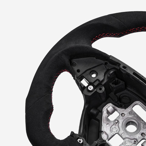 Revolve Alcantara W/heated Steering Wheel for Dodge Charger Challenger Durango HELLCAT 2015-2023 - revolvesteering