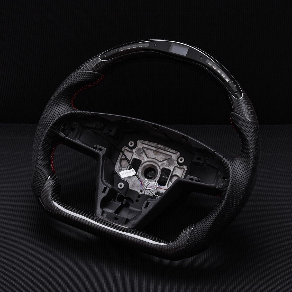 Revolve Carbon Fiber OEM LED Steering Wheel Tesla Model S 2012-2022 - revolvesteering