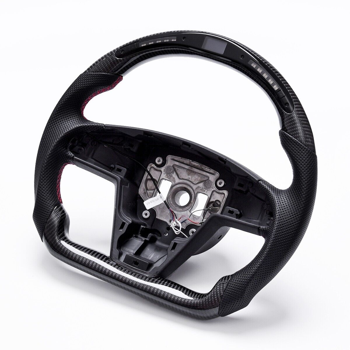 Revolve Carbon Fiber OEM LED Steering Wheel Tesla Model S 2012-2022 - revolvesteering