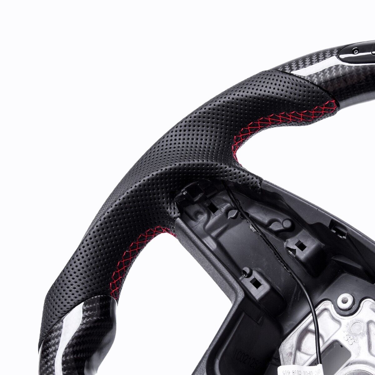 Revolve Carbon Fiber OEM LED Steering Wheel Tesla Model S 2012-2022 - revolvesteering