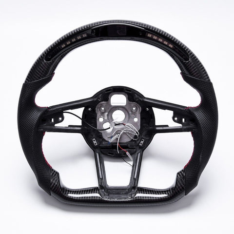 Revolve Carbon Fiber OEM LED Steering Wheel Audi R8 TT TTS 2016-2020 - revolvesteering