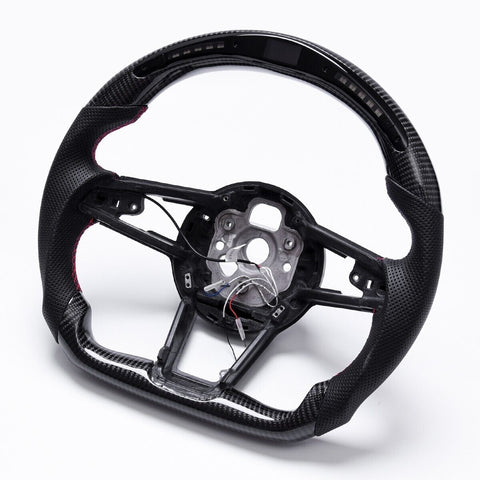 Revolve Carbon Fiber OEM LED Steering Wheel Audi R8 TT TTS 2016-2020 - revolvesteering