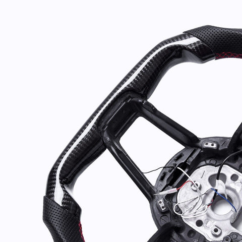 Revolve Carbon Fiber OEM LED Steering Wheel Audi R8 TT TTS 2016-2020 - revolvesteering