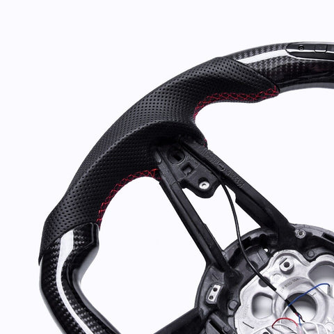 Revolve Carbon Fiber OEM LED Steering Wheel Audi R8 TT TTS 2016-2020 - revolvesteering