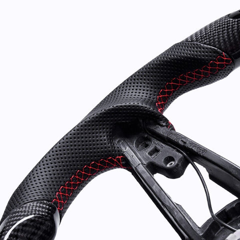 Revolve Carbon Fiber OEM LED Steering Wheel Audi R8 TT TTS 2016-2020 - revolvesteering