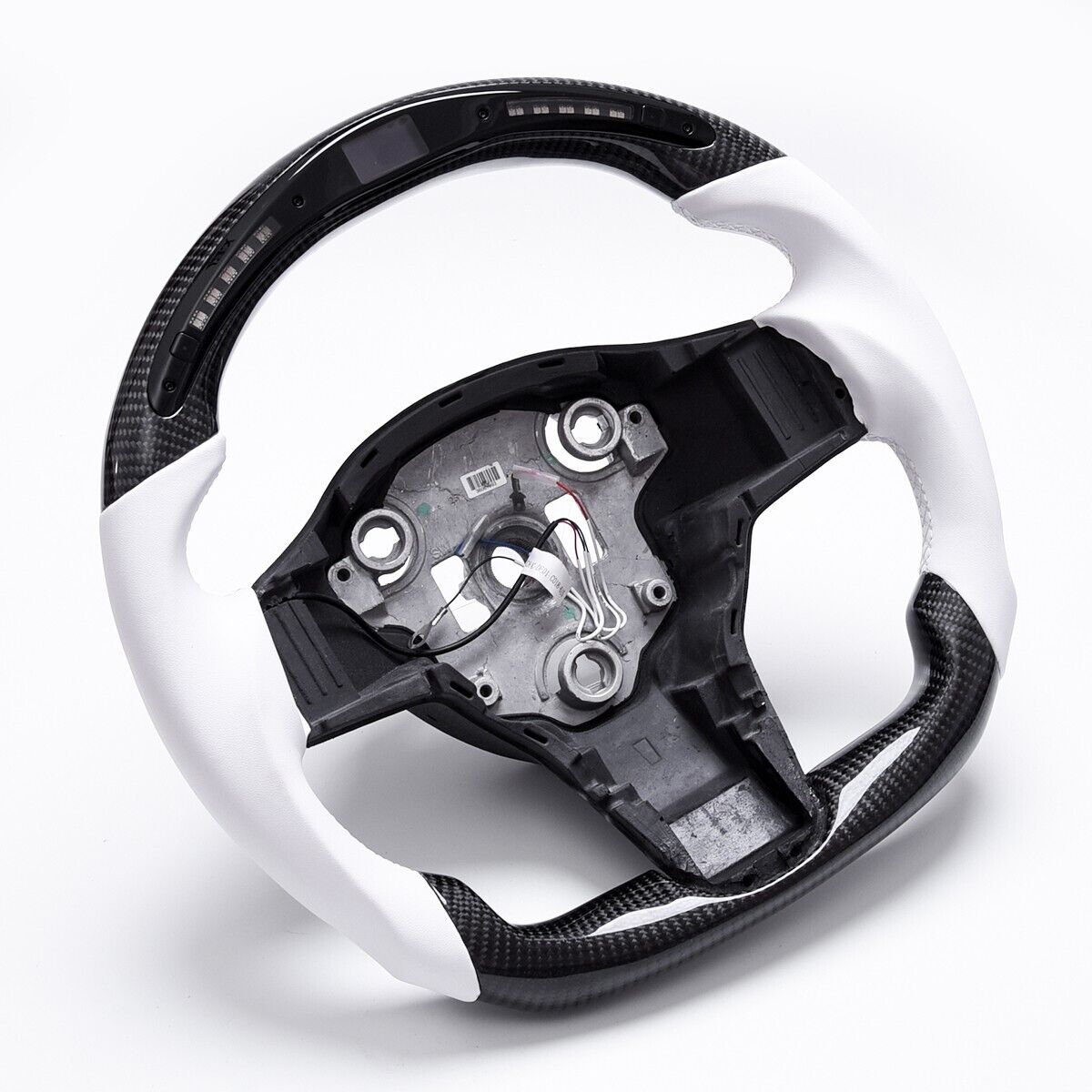 Revolve Carbon Fiber LED OEM Yoke Steering Wheel Tesla Model 3 2017-2023 - revolvesteering