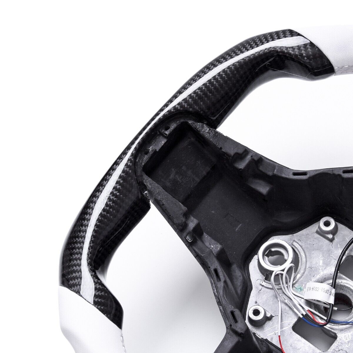 Revolve Carbon Fiber LED OEM Yoke Steering Wheel Tesla Model 3 2017-2023 - revolvesteering