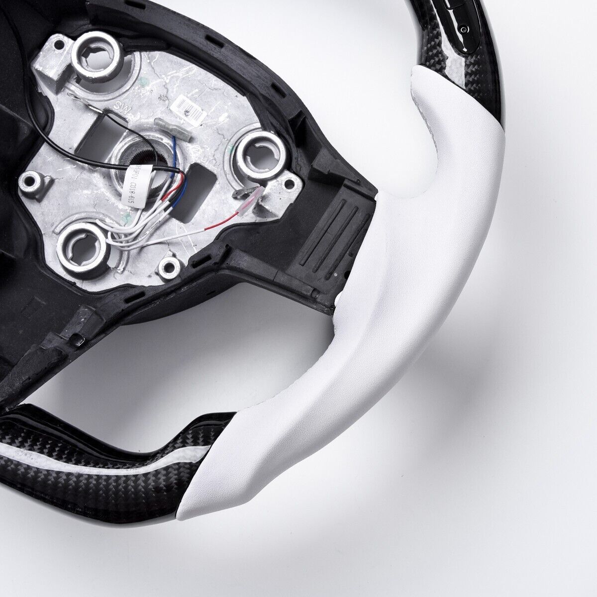 Revolve Carbon Fiber LED OEM Yoke Steering Wheel Tesla Model 3 2017-2023 - revolvesteering
