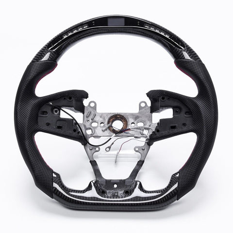 Revolve LED Carbon Fiber OEM Steering Wheel Honda Civic Type-R 2016-2022 - revolvesteering