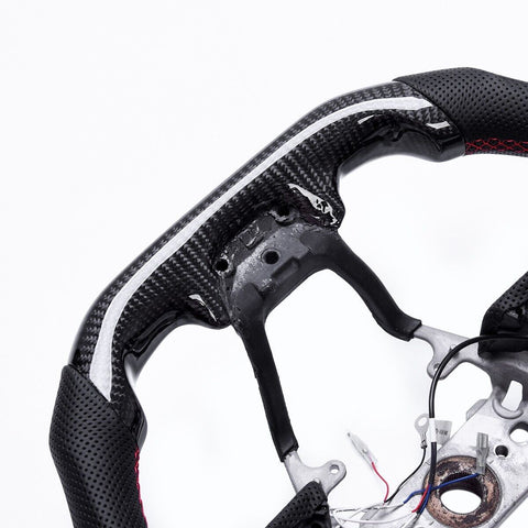 Revolve LED Carbon Fiber OEM Steering Wheel Honda Civic Type-R 2016-2022 - revolvesteering