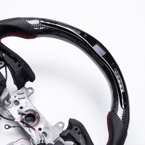 Revolve LED Carbon Fiber OEM Steering Wheel Honda Civic Type-R 2016-2022 - revolvesteering