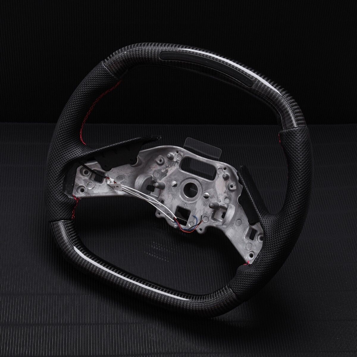 Revolve LED Carbon Fiber OEM Steering Wheel Chevrolet C8 Corvette Z51 Z06 2020-2023 - revolvesteering