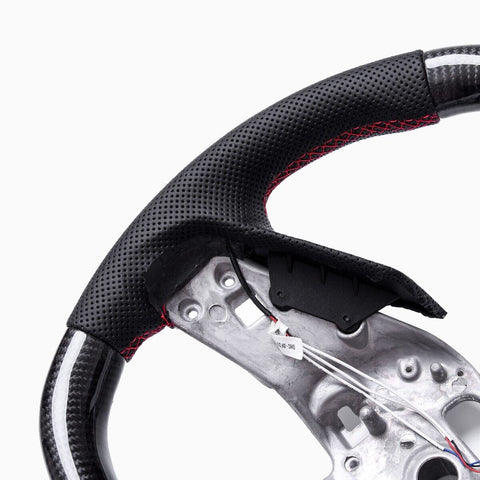 Revolve LED Carbon Fiber OEM Steering Wheel Chevrolet C8 Corvette Z51 Z06 2020-2023 - revolvesteering