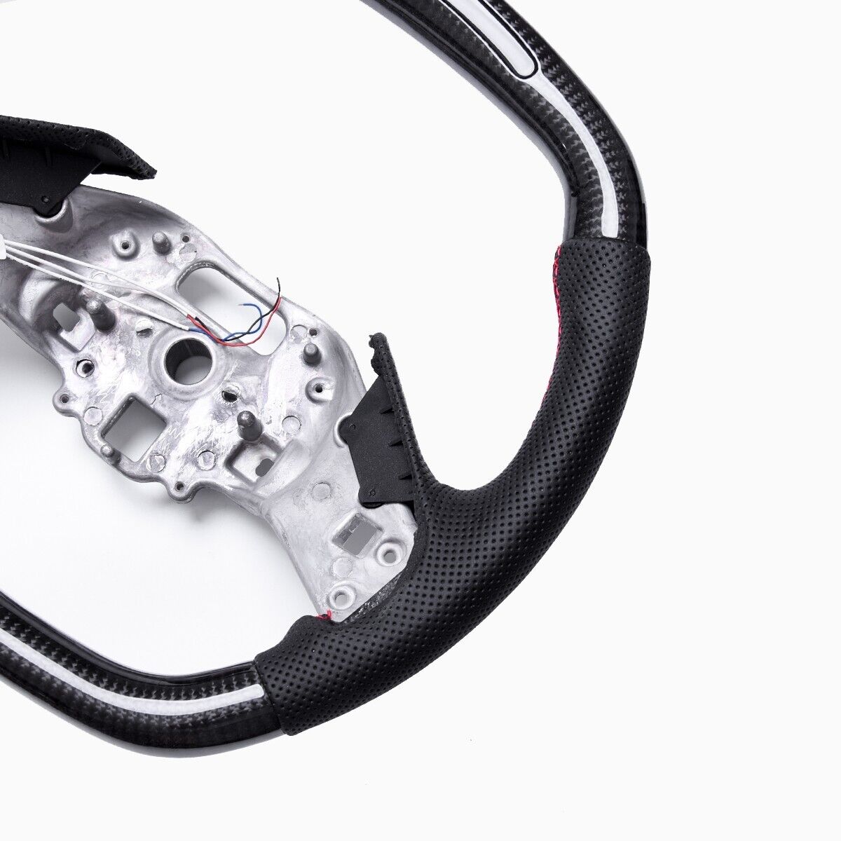 Revolve LED Carbon Fiber OEM Steering Wheel Chevrolet C8 Corvette Z51 Z06 2020-2023 - revolvesteering